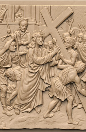 Pack CNC 3D – Vía Crucis Completo (Relieves Religiosos)