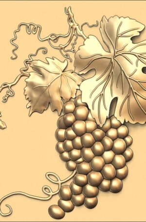 Relieve floral CNC – Archivo digital