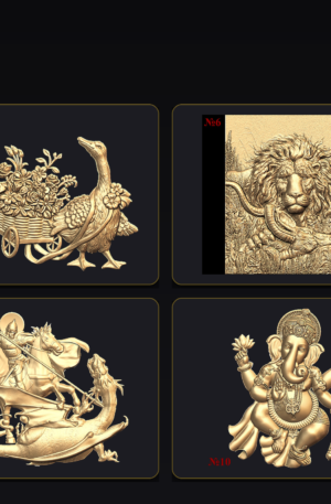 Pack CNC 3D – Relieve Ganesha | Archivo Digital para Router CNC